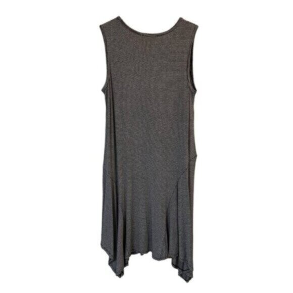 NWT Philosophy | Gray & Black Striped Asymmetrical Sleeveless Dress Size XS - Picture 5 of 9